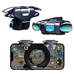 Ozkak Mobile Controller Game Trigger Rapid-Fire Auto High Frequency Click 5 Levels, Gaming Joystick L1R1 Gamepad Compatible with PUBG iPhone Android【1 pair】