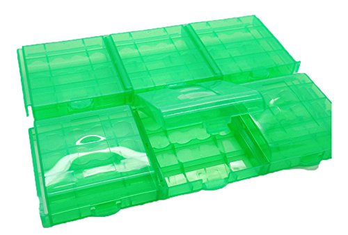 6x Caja Porta pilas Portabaterias Baterias Recargables AA R6 LR03 AAA 2547vd