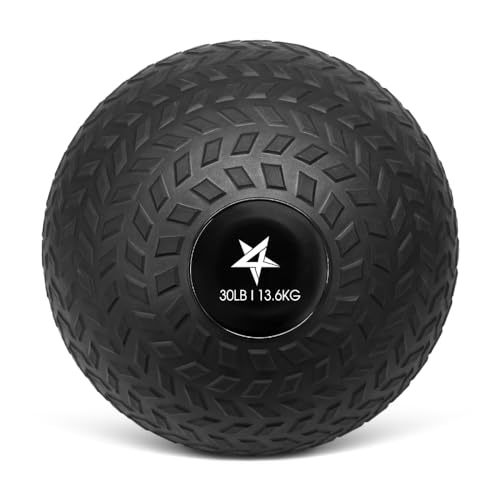 Yes4All Slam Balls, 10-40lb Weighted Ball Weight, Durable PVC Sand Filled Workout Dynamic Slam Ball...