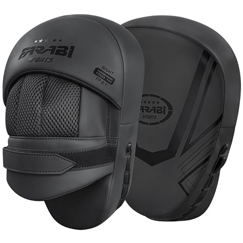 Farabi Sports Colpitori Boxe – Curve Leggere Colpitori Muay Thai con Schiuma Antiurto, Sfera di...