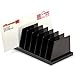 Officemate Medium Standard Sorter, 7 Compartments, Mail Organizer, Charging Station, Electronics Organizer for Multiple Devices, iPhone, iPad, Cell Phone, Kindle, Tablets, Black (21212)