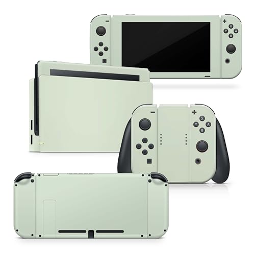 Skin Nintendo Switch autocollant vinyle 3M vert clair Tacky Design