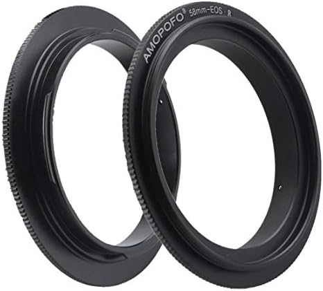 Amazon.com : 58mm to EOS R Filter Thread Macro Reverse Mount Adapter ...