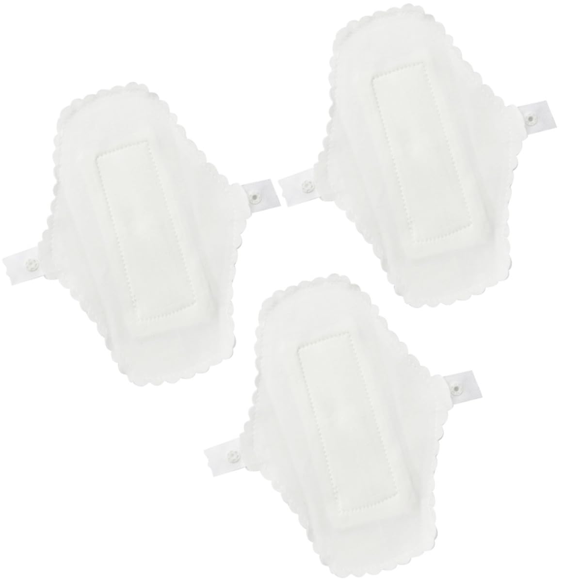 Reusable Washable Sanitary Pads 3Pcs Set Waterproof Cotton Cloth Menstrual Pads 180Mm Reusable 2-3 Times Panty Liners for
