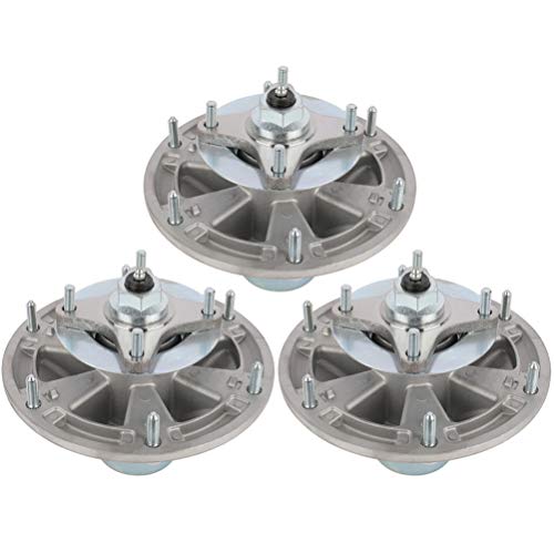SCITOO 3Pack Lawn Mower Spindles w/Bolts for John Deere TCA24881 TCA51058
