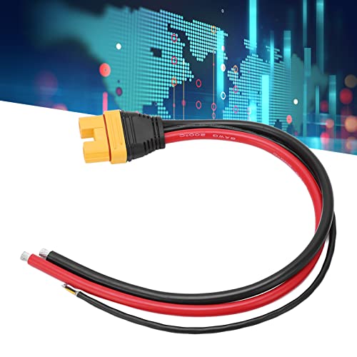 Conector AS150U hembra con cable de silicona antichispas y anillo impermeable para controlador 7