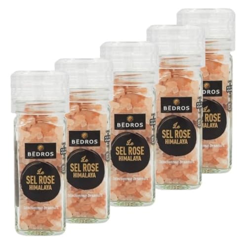 Lot 5x Sel rose d'Himalaya - Moulin 110g
