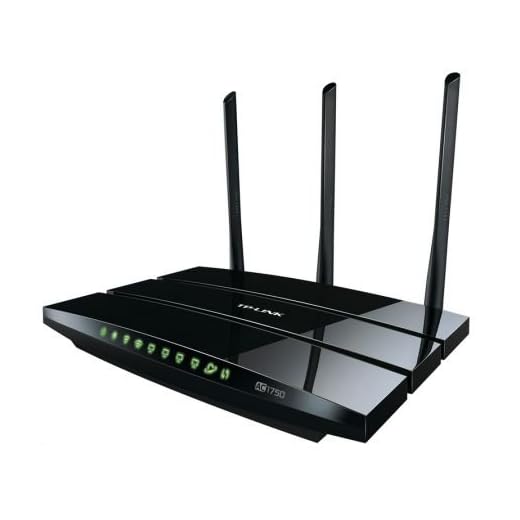 TP-Link Archer C7 AC1750 Dual Band Gigabit Wireless Cable Router, Wi-Fi Speed Up to 1300 Mbps/5 GHz + 450 Mbps/2.4 GHz, 4 Gigabit LAN Ports, 1 USB Port, Supports Parental Control, Guest WiFi, VPN