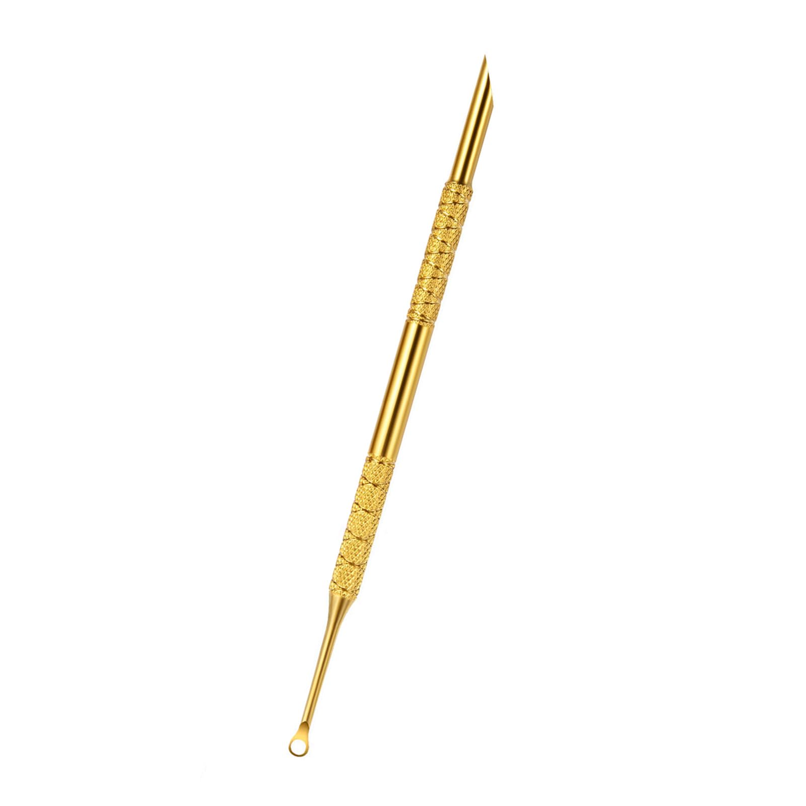 Fazvncv Stainless Steel Cuticle Pusher, Nails Pushers, Double Ended Cuticle Remover Nails Care Tools for Manicure Pedicure Care Scraper