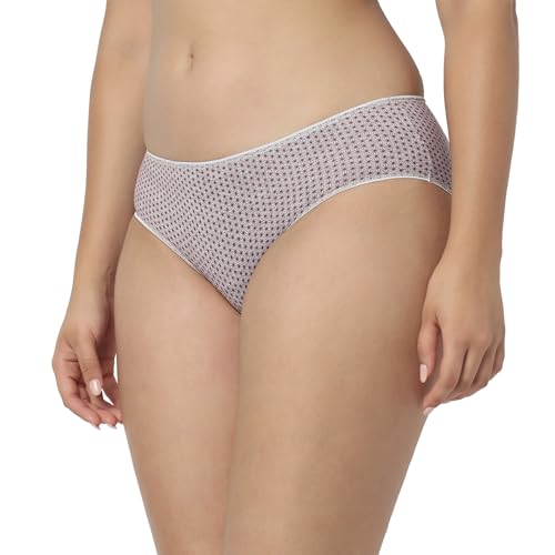 Image of juliet Cotton Hipster Premium Panties Set of 5 Full Coverage Stretchable Fabric