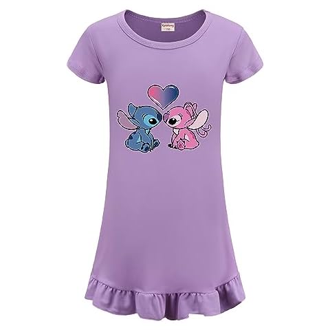 Xpialong Blue Cat Girls Pajamas Nightdress Cover