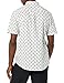 Amazon Essentials Men's Short-Sleeve Regular-Fit Stretch Poplin Shirt Shirt, -Light Blue, Bird Print, Large