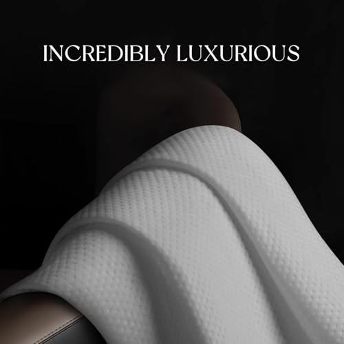 Image of Queen Mattress Protector Tencel Luxury 100% Waterproof Mattress Protector,Silky Soft & Breathable,Cooling Mattress Pad Cover Fitted 18 inch Deep Pocket Noiseless, 60 inchx80 inch