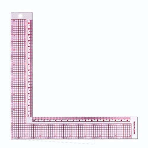 MARUIKAO 縫製定規 L字型定規 直角定規 プロテーラークラフトツール テーラードローイングツール 衣服切断 製版