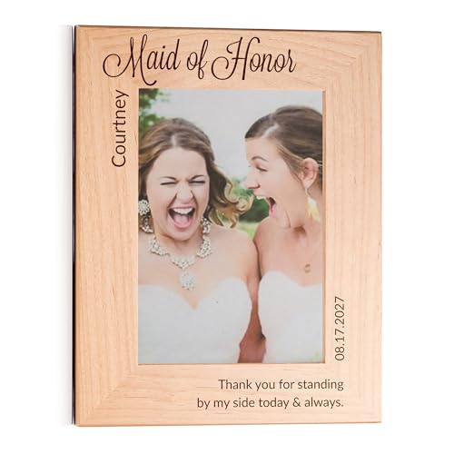 Lifetime Creations Engraved Personalized Bridesmaid Picture Frame (5" x 7"