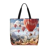 Globo Bolsa De Mano Casual Bolso Bandolera Impermeable Bolsas De Compras Para Mujer Viajes Cotidiana