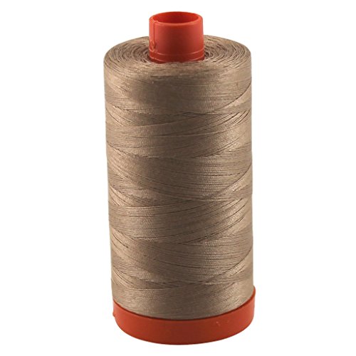 Aurifil Hilo 2340 Cafe AU Lait Algodón Mako 50wt 1300m miniatura 1