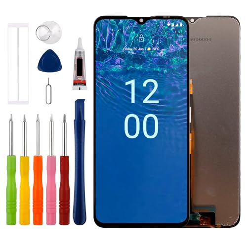 Duotipa [Nouveau] Écran tactile LCD Digitizer Assembly de rechange pour Nokia G310 TA-1573 / G42 TA-1581 6,56 pouces avec outils de réparation technique - Noir.