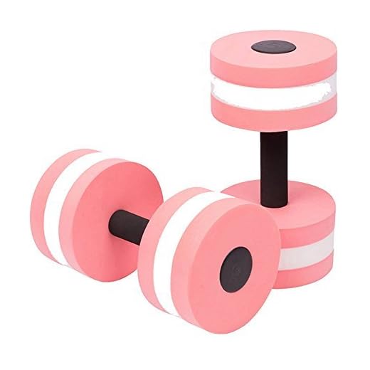 Qzc Aquatic Exercise Dumbbells, 2PCS Foam Dumbbells Fitness Barbells Exercise Hand Bars Water Aerobics Fitness Provides Resistance for Water Aerobics Fitness and Pool Exercises Aqua Dumbbell Set