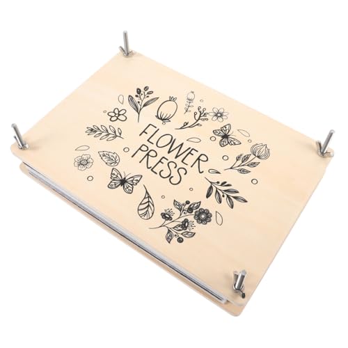 Presse-fleurs multi-couches en métal et bois pour réussir le séchage de vos plantes et DIY