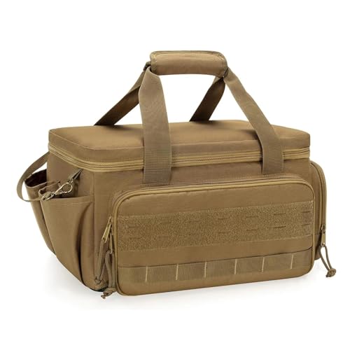 SJSJJAH 14inch Tool Handbag with 5 Pockets Heavy Duty Tool Bag Tool Tote Bag for Mechanic Electrician Carpenter Builder Plumber