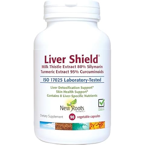NEW ROOTS HERBAL Liver Cleanse Detox & Repair Supplement, 8-in-1 Formula of Milk Thistle, Curcumin, Artichoke, Dandelion, Red Beet, Radish, Schizandra, Fatty Liver Support (90 Capsules) Cover