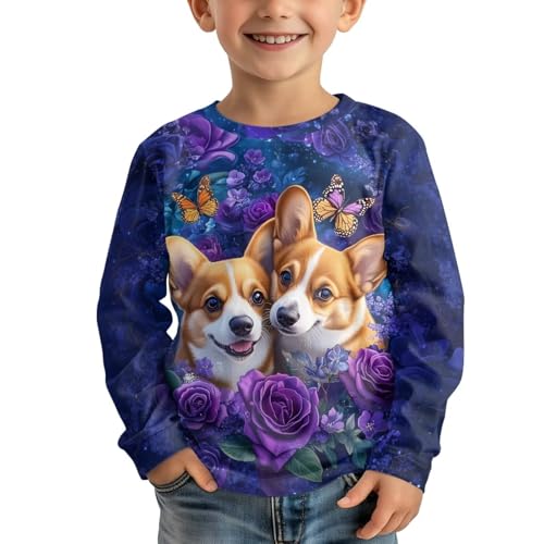 Image of Uourmeti Teens Girls Long Sleeve T Shirts Fall Outfits Boys Active Sportswear Running Tops