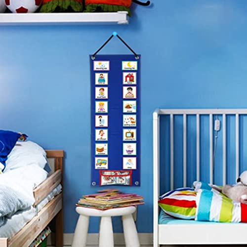 Tabla de tareas para niños con horarios visuales interactivos 4