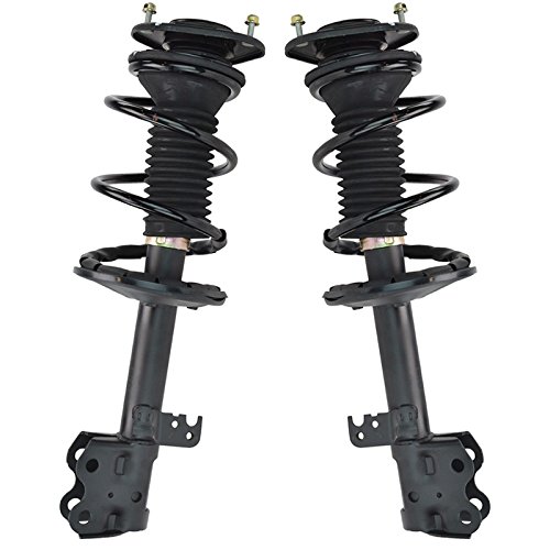 Image of TRQ Front Driver and Passenger Side Strut and Spring Assembly Set Loaded | TRQ Front Driver and Passenger Side Strut and Spring Assembly Set Loaded