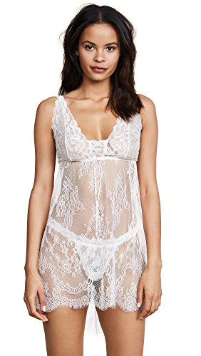 hanky panky Women's Victoria Lace Chemise with G-String
