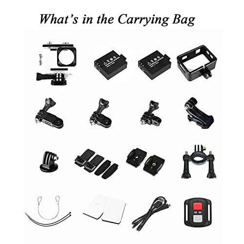 Câmera de ação 4K Câmera de painel para carro, Super Gravador de direção de visão noturna Tela LCD d