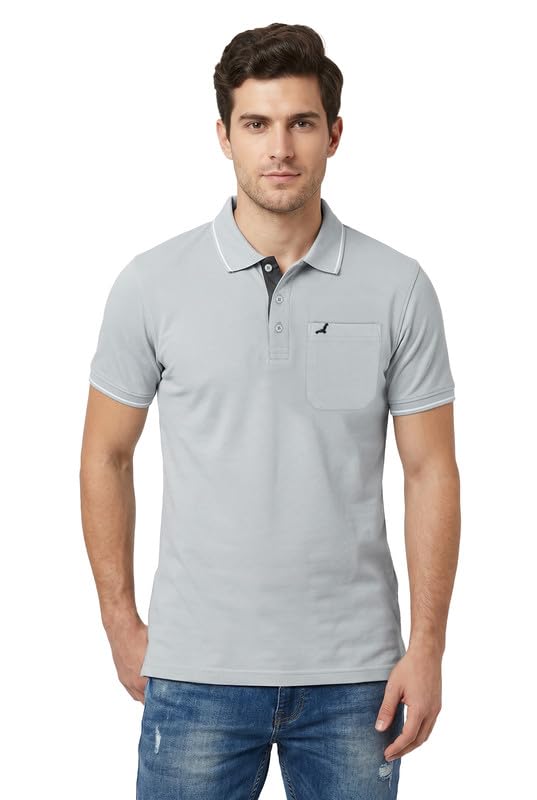 Men's Polo T-Shirt with Pocket | Regular Fit | 60% Cotton 40% Polyester Pique-image-13