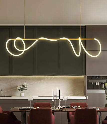 Plafonnier LED noir 150cm suspendu réglable et variable pour salle à manger