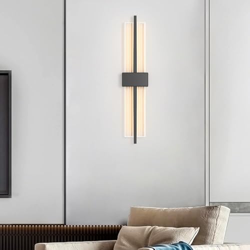 Applique murale LED design acrylique moderne rectangulaire épurée - 3