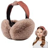 Riisoyu Paraorecchie Invernali da Donna, Calde Invernale Copriorecchie Morbidi Pieghevoli Plush Earmuffs All