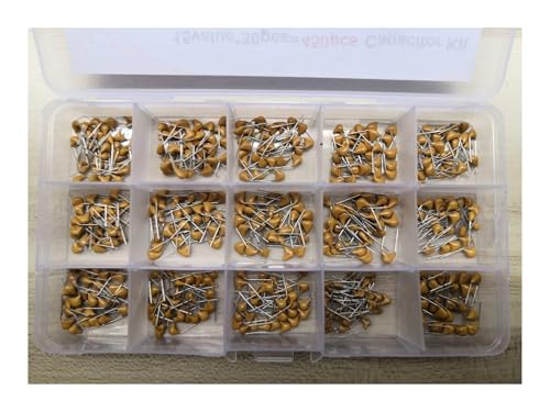 Kit condensateurs monolithiques 450 pièces assortiment 15 valeurs pour vos circuits