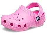 Crocs Unisex-Infant Classic Littles Clogs, Baby Shoes for Girls and Boys, Taffy Pink, 2-3 Infant