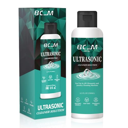 Bcom SW-001 Ultrasonic Cleaner Solution, Great For Use In All Ultrasonic Machines, Eyeglass And Jewelry Cleaner cover