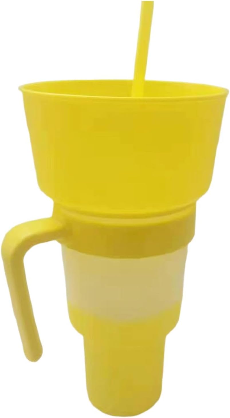 ONDIAN Stadium Tumbler with Snack Bowl, 2 In 1 Snack