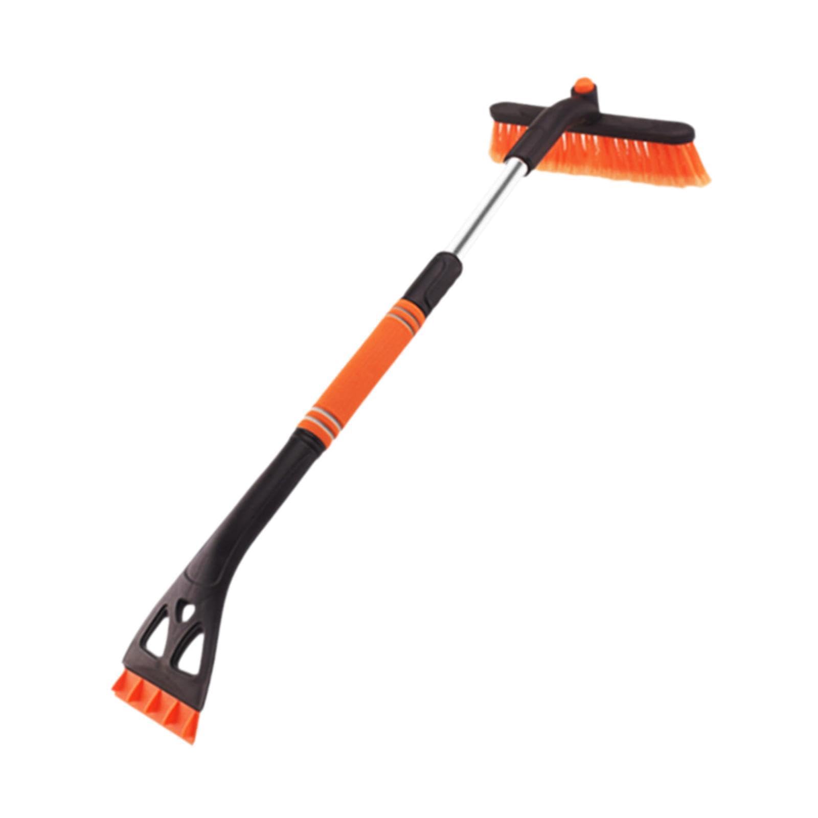 Herramienta Genérica para Hielo Y Nieve, Cepillo 3 en 1 para Parabrisas Y Ventanas de Automóviles, Naranja