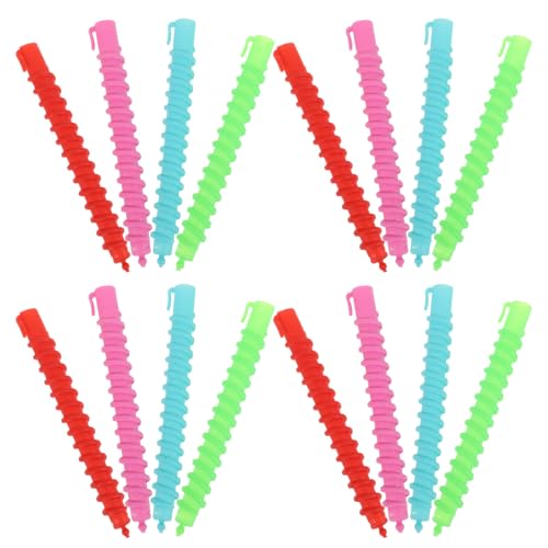 60 Bigoudis Spirale pour Cheveux Longs - Kit de Coiffage Plastique