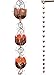 TFYADEN Rain Chains - Rain Chains for Gutters. Lotus Design. 8.5 Feet Length. 100% Copper. Rain Chains for Downspouts. 8.5 Ft.