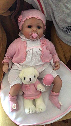 Funny House 22Inch55Cm Realistic Lifelike Handmade Reborn Baby Dolls Looks Real Baby Doll Butterfly Girl Soft Silicone Vinyl Toddler Baby Doll For Kids Toy Christmas Birthday New Year Gift #TOP4