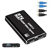 game capture hd60s driver 【Breite Kompatibilität】:Dieses HDMI Video Capture Card nimmt USB 3.0(2.0) Kanalaufnahme von Hochgeschwindigkeits-Full-HD-Bildschirmen, Videoaufnahme, Besprechungsaufnahme, Spielaufnahme und andere auf dem Computer. Kompatibel mit vielen Systemen, wie Windows 7, 8, 10, Mac OS X 10.9 oder höher, Linux. Und es unterstützt Software, wie: Potplayer, AMCap, VLC, Skype, Google Hangouts, WebEx usw