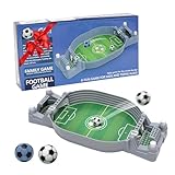 Hochwertiges Material: Dieses Mini-Tischfußballspiel besteht aus hochwertigem umweltfreundlichem ABS-Material, das sicher und langlebig ist. Glatte und geriffelte Anti-Rutsch-Griff adesign wird nicht dazu führen, dass jeder Schaden für den Menschen. Tolles Spiel zum Entspannen oder um die Hand-Augen-Koordination und soziale Fähigkeiten zu trainieren