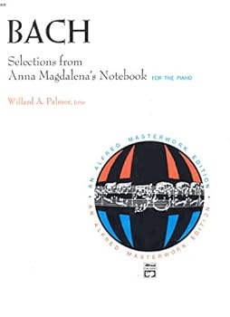 Paperback Selections from Anna Magdalena's Notebook for the Piano Book