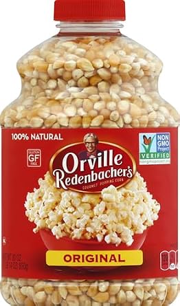 Orville Redenbacher's Gourmet Popcorn Kernels, Original Yellow, 4g Fiber Per Serving, 30 oz.