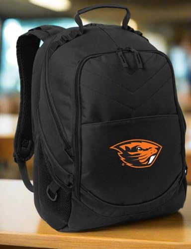 Image of Broad Bay Oregon State University Backpack | Official OSU Beavers Logo, Padded Laptop Computer Section, Premium 600 Denier Nylon Fabric,