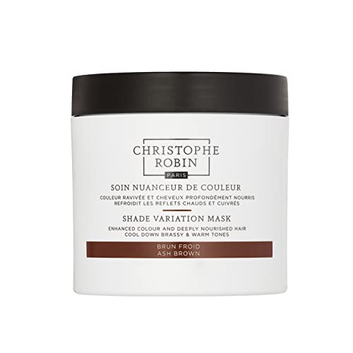 Christophe Robin Shade Variation Mask - Nourishing and Color-Enhancing - Ash Brown 250ml