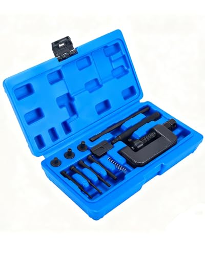 BOOMSTART 13tlg. Motorrad Kettenbrecher Kettentrenner Motorradketten Trennwerkzeug Nietwerkzeug Motorrad Ketten Steuerketten Trennnietwerkzeug